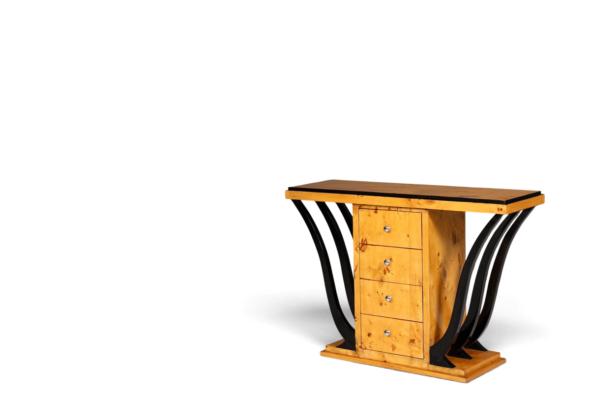 Edle Art Deco Design Wandkonsole Biedermeier Stil Sideboard Kommode