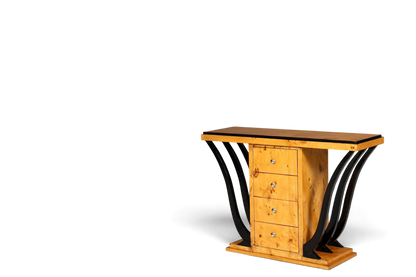 Edle Art Deco Design Wandkonsole Biedermeier Stil Sideboard Kommode