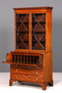 G785 Finish Wunderschöne Englische Vitrine Bibliothek Sekretär echt Holz Antik Schrank Regal (Kopie)