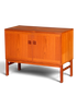 Hauptstadt Möblerei Mid Century Kommode aus Holz mit zwei Türen im 60er Jahre Vintage Design