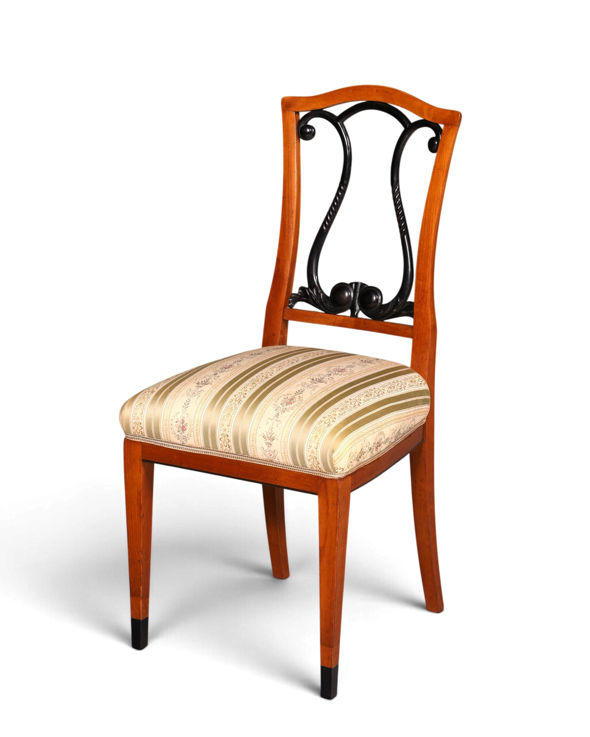 Biedermeier Lyra Stuhl, Antik Sekretär-Stuhl Esszimmer – Hauptstadt Möblerei Berlin