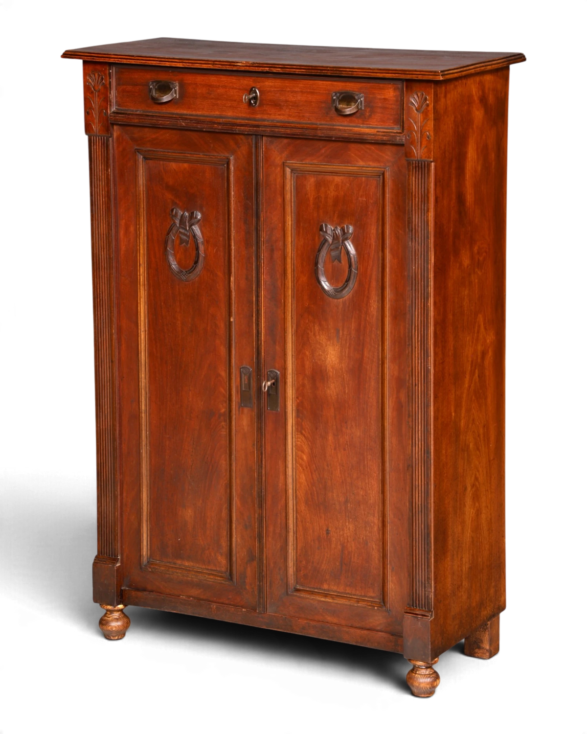 Wunderschönes Jugendstil Vertiko Gründerzeit Schrank Antik Highboard Kommode um 1900 Dielenschrank