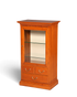 Hauptstadt Möblerei Selva Style Vitrine aus Kirschholz im Antik-Stil mit Glasfront, Schubladen und Messinggriffen