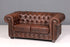 Wunderschönes Original Chesterfield Sofa Englisch echt Leder 2- Sitzer Couch