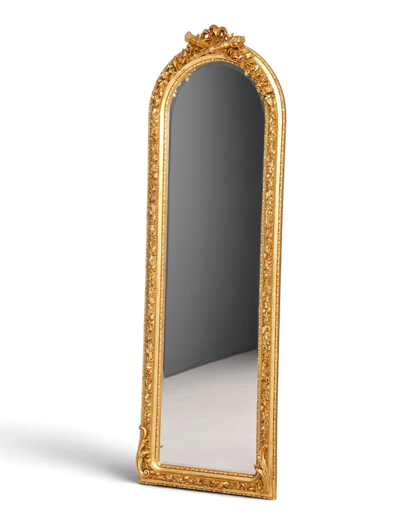 Wunderschöner Prunk Barock Stil Standspiegel Antik Stil Gold Ornament Flurspiegel