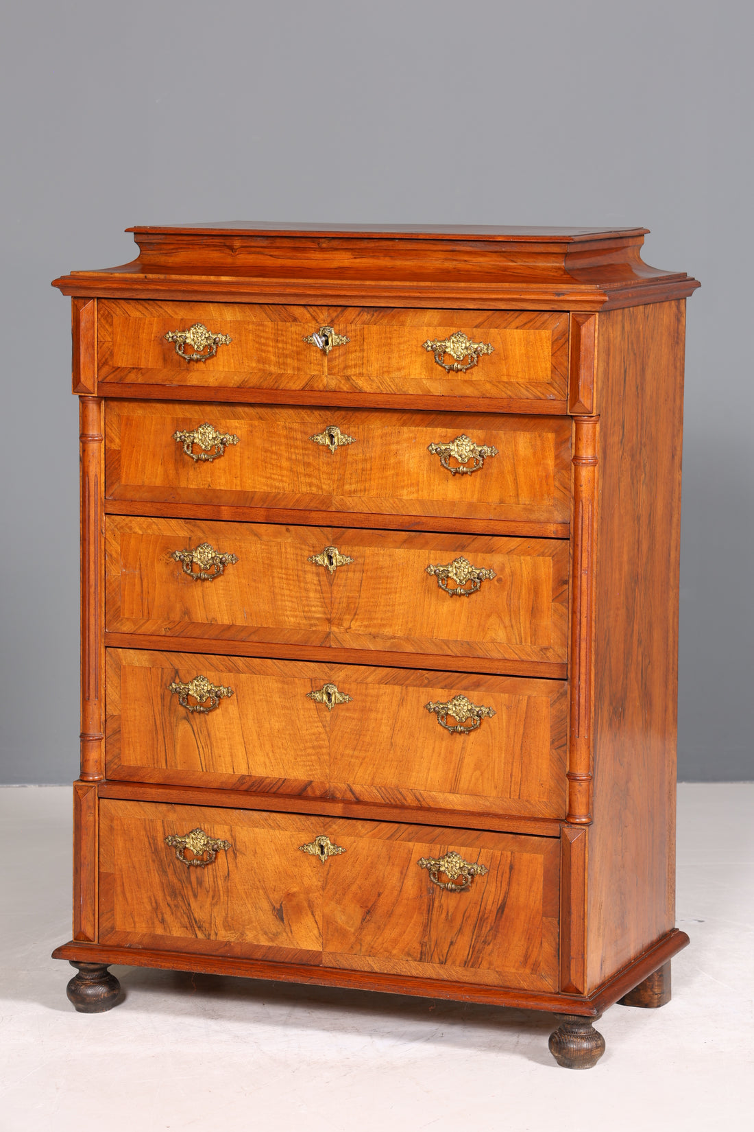 Edle Gründerzeit Kommode Jugendstil Vertiko Schubladenkommode Antik Wäschekommode