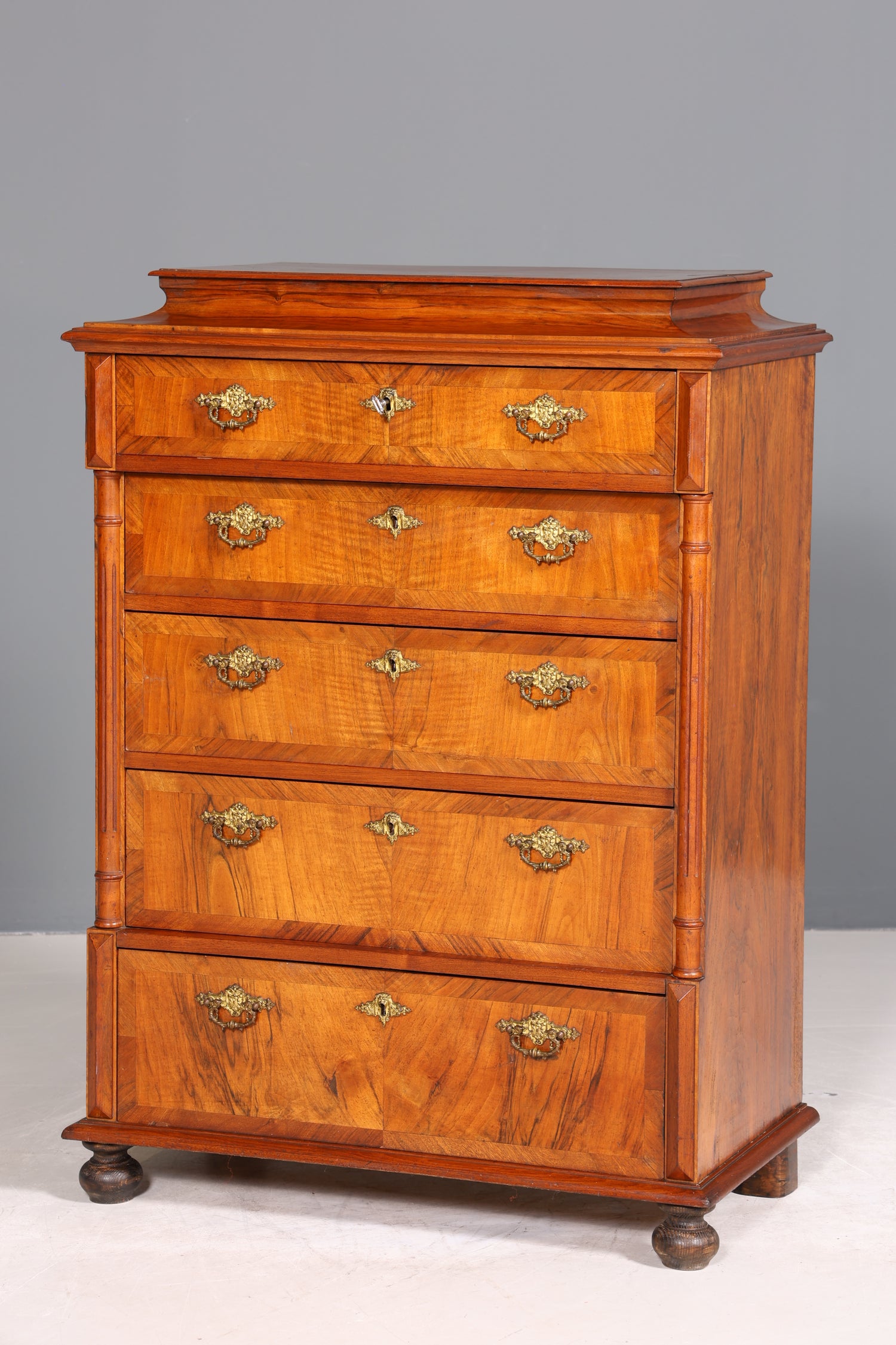 Edle Gründerzeit Kommode Jugendstil Vertiko Schubladenkommode Antik Wäschekommode