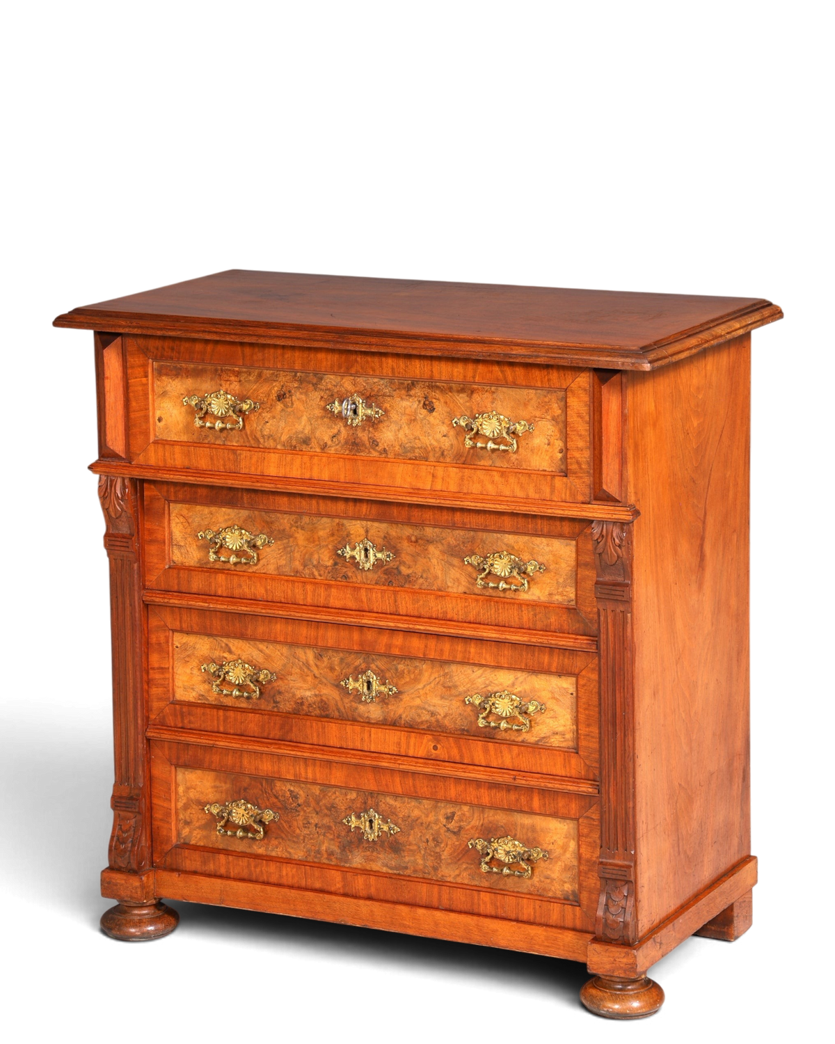 Gründerzeit Kommode Louis Philippe Nussbaum Sideboard 1880 – Hauptstadt Möblerei Berlin
