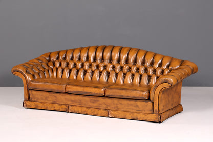 G151 Finish cm Wunderschönes Original Chesterfield Sofa 3- Sitzer echt Leder Oxblood Couch Englisch (Kopie)