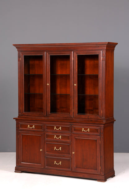 Beautiful original Selva display cabinet, Villa Borghese, antique style, solid wood, buffet cabinet, bookcase