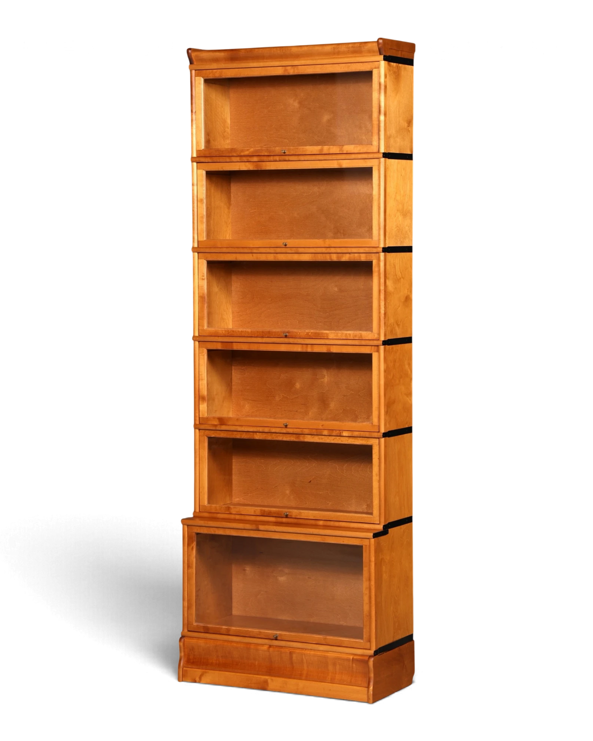 Wunderschönes Bücherregal im Globe Wernicke Stil Modulregal Englisch Vitrine mit Glastüren Stapelregal Bibliothek Echt Holz