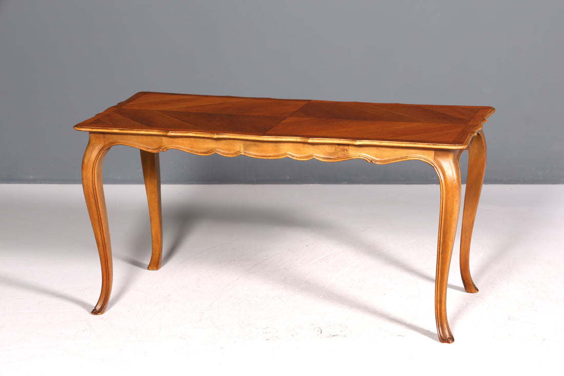 Wunderschöner Chippendale Couchtisch echt Holz Tisch Barock Stil Wohnzimmer Tisch