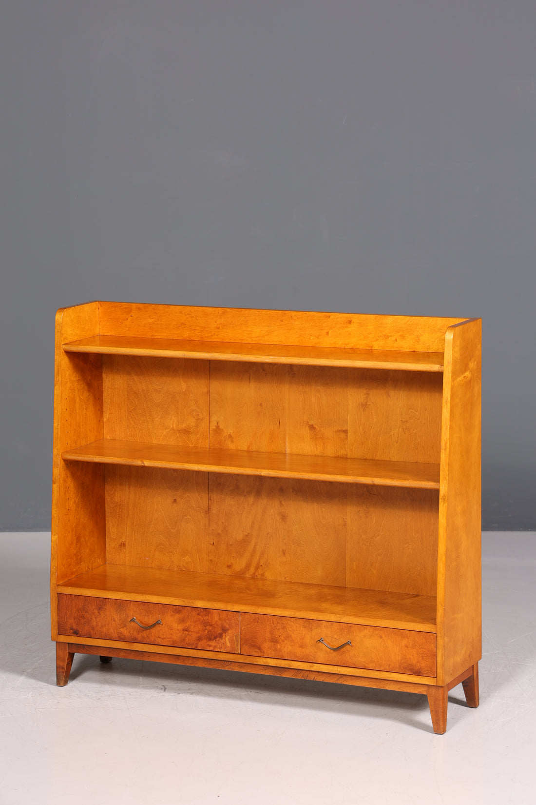 Beautiful mid-century vintage bookcase, 1950s, real wood book storage
