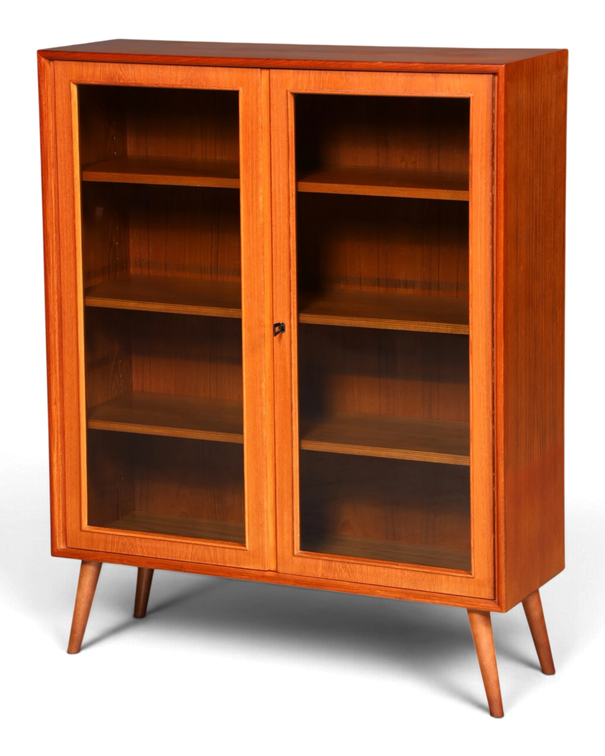I165 Finish Wunderschöne Mid Century Vitrine Vintage Regal Retro Bücherregal VEB Bookshelf (Kopie)