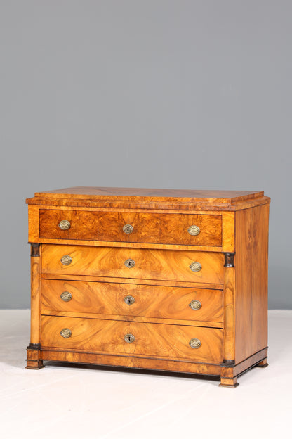 Beeindruckende Originale Biedermeier Kommode um 1860 Antik Sideboard Schubladenkommode