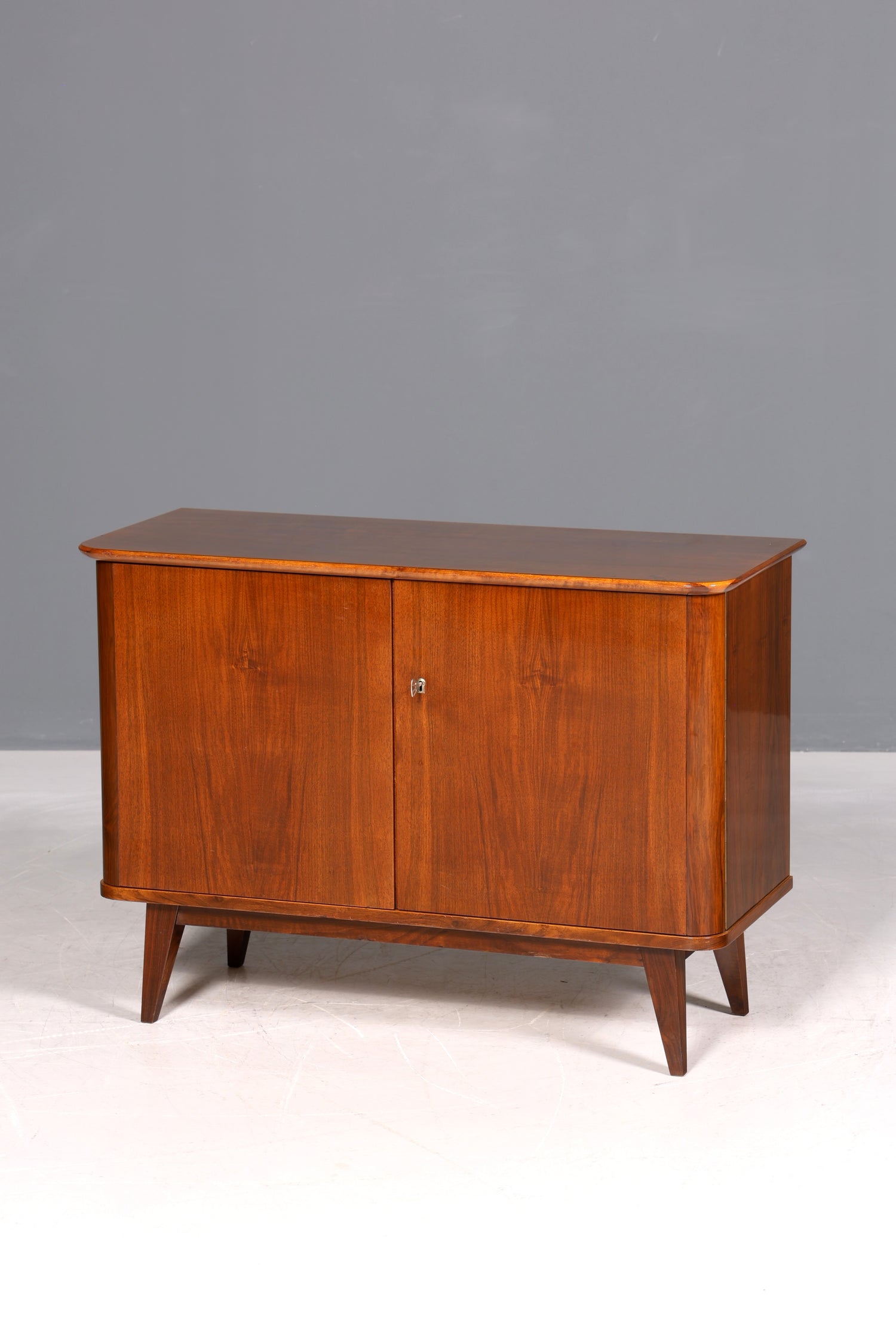 F967 Finish cm Wunderschöne Mid Century Kommode Vintage Schrank Retro Flur Kommode 60s Regal Sideboard