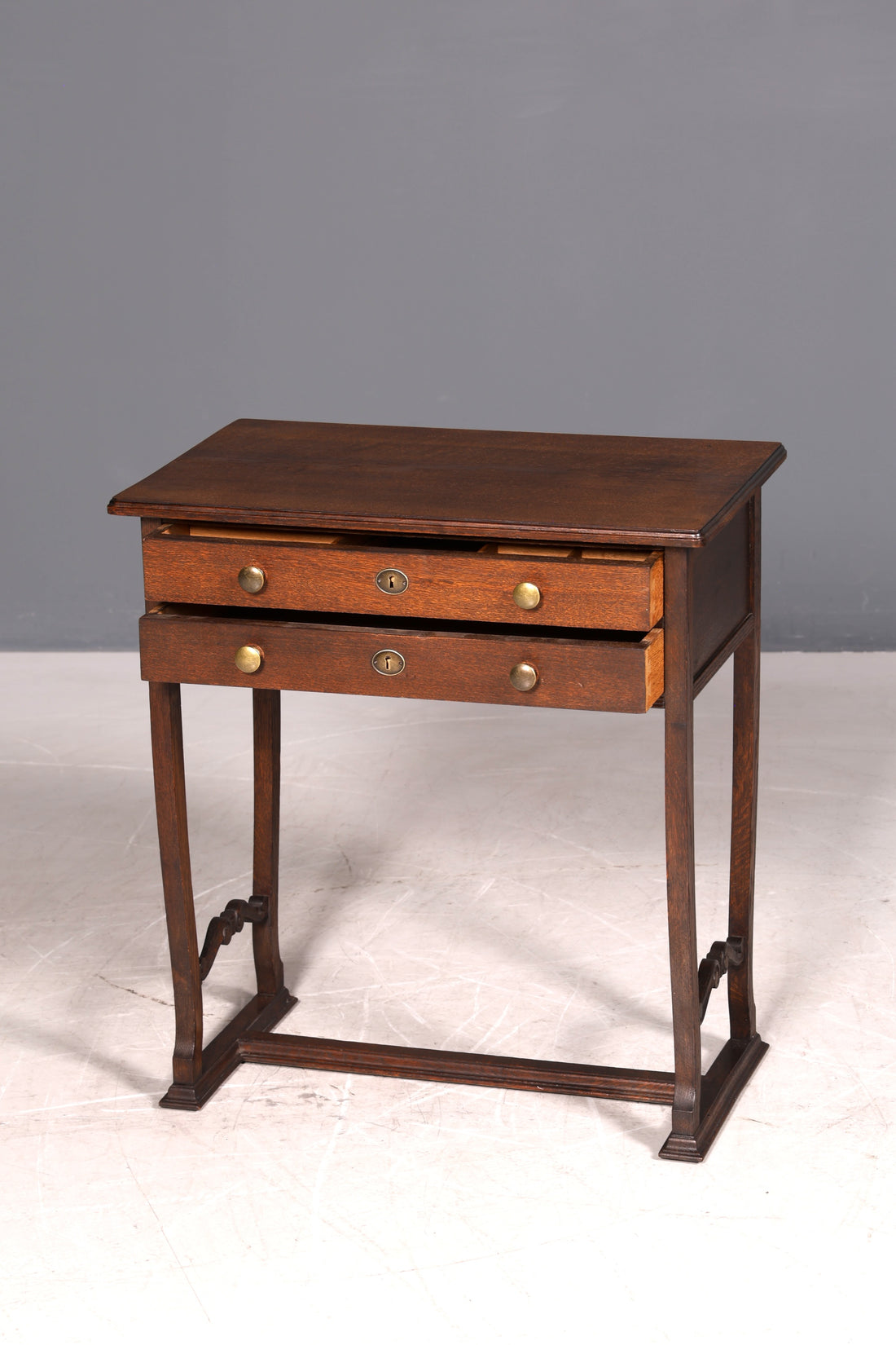 Wunderschöner Jugendstil Kommode Antik Nähtisch um 1910 Eiche Holz Ablagetisch Beistelltisch