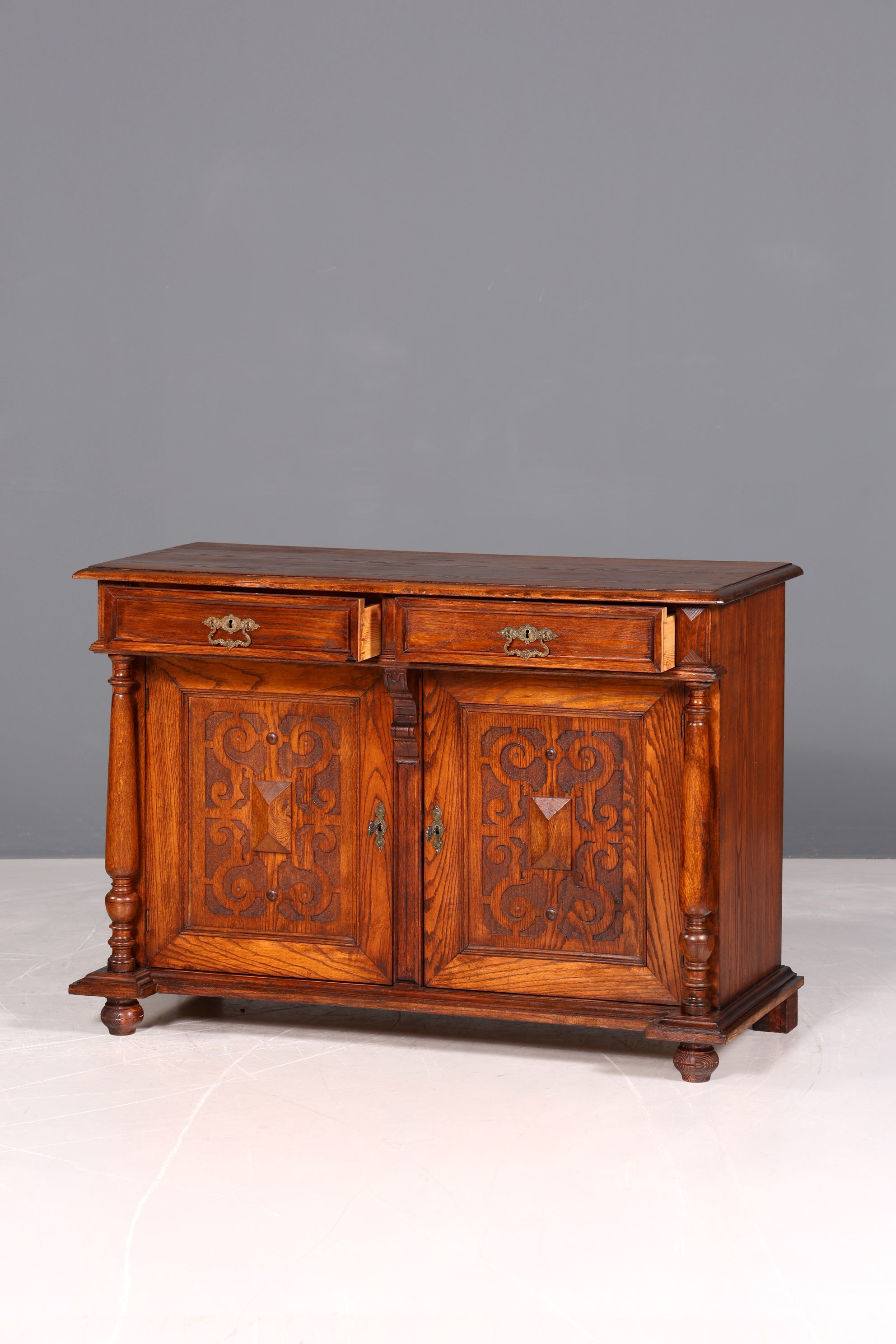 Wunderschöner Gründerzeit Schrank Jugendstil Kommode Antik Sideboard Anrichte