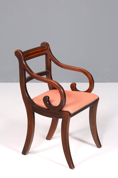 F181 Finish Wunderschöner Englischer Stuhl UK Küchenstuhl Antik Stil Sekretär Stuhl Polsterstuhl