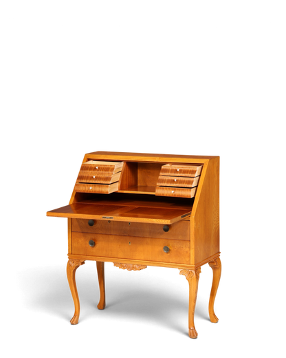 Wunderschöner Sekretär Chippendale Stil Antik um 1940 Büro Kommode Schreibkommode