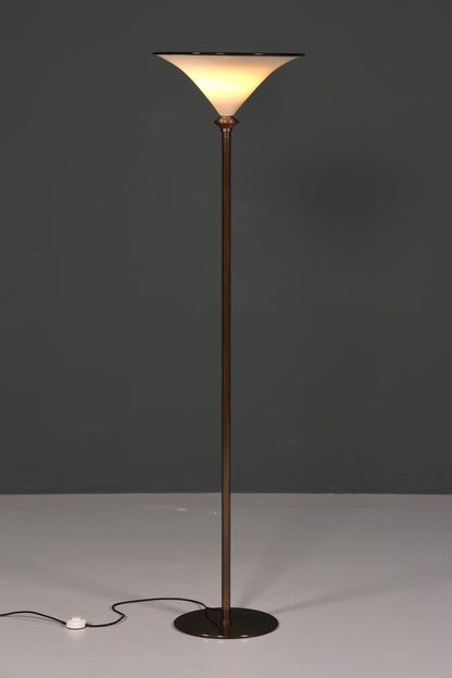 Beautiful Italian floor lamp by Barovier &amp;amp; Toso, Murano glass lampshade, uplighter, floor lamp, 1 of 2