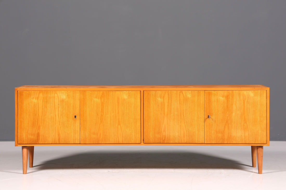 Dreamy Mid Century Sideboard Vintage TV Cabinet 60s Wardrobe Longboard Retro Lowboard
