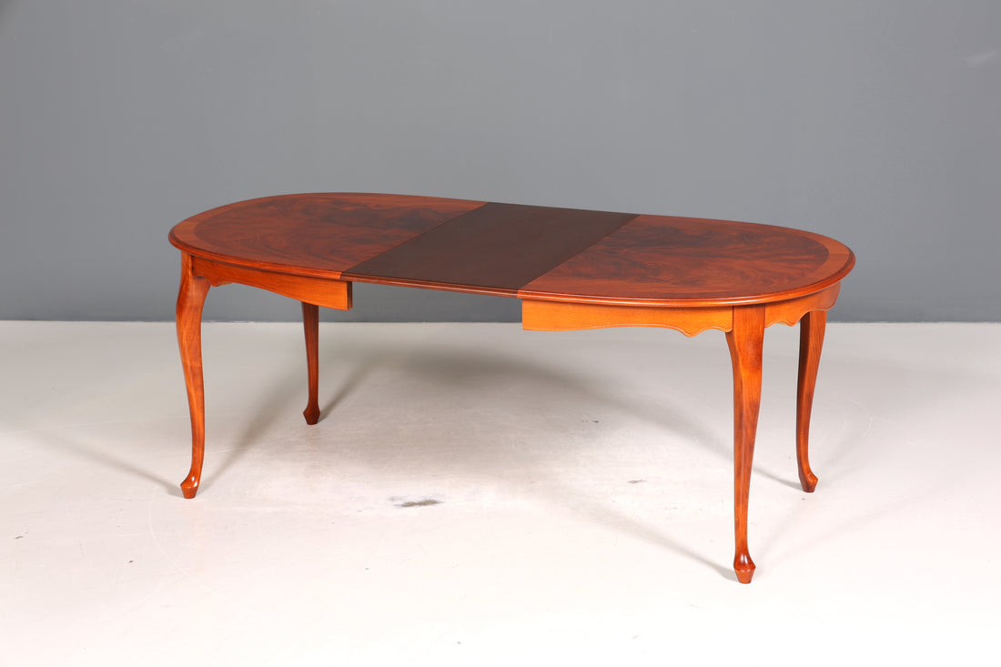 Wunderschöner Chippendale Tisch ausziehbarer Esstisch Küchentisch Barock Stil Esszimmer Tisch Konferenztisch