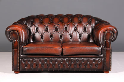 Beautiful Original Chesterfield Centurion 2 Seater Couch English Real Leather Sofa UK