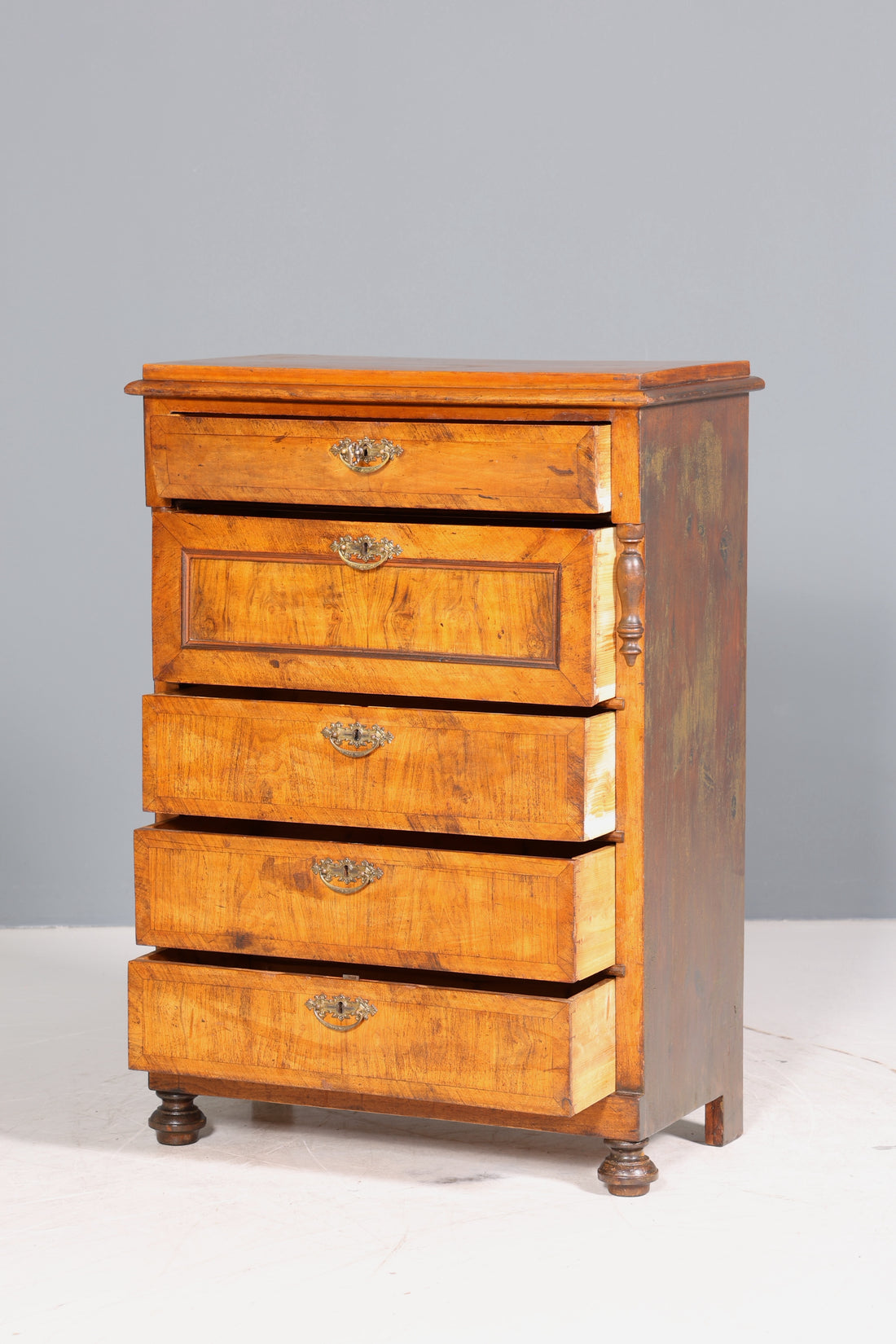 Traumhaftes Gründerzeit Vertiko Jugendstil Schrank Antik Highboard Kommode Schubladenkommode