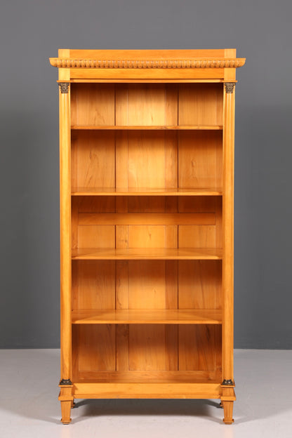 Traumhaftes Regal im Biedermeier Stil Antik Bücherregal Weichholz Buchablage