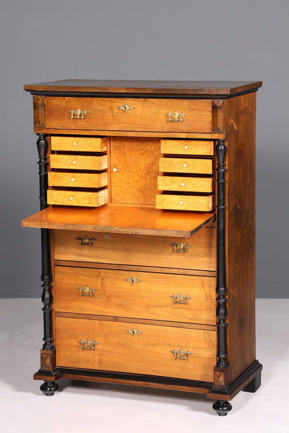 Traumhafter Gründerzeit Sekretär Vertiko Highboard Louis Philippe Kommode um 1880