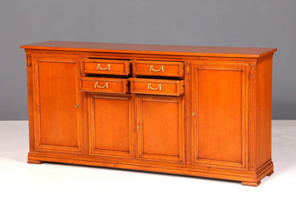 G042 Finish cm SELVA Wunderschönes Englisches Sideboard Eibe Schrank Antik Stil Buffetschrank Kommode