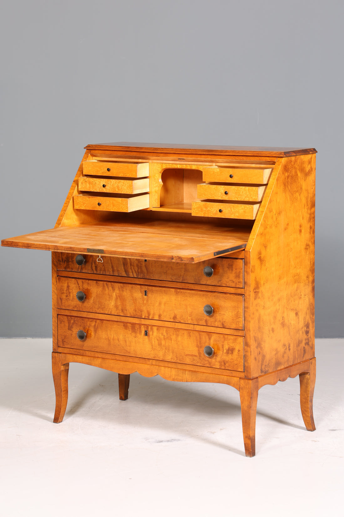 Wunderschöner Sekretär um 1930 Büro Kommode echt Holz Schreibtisch Bürokommode