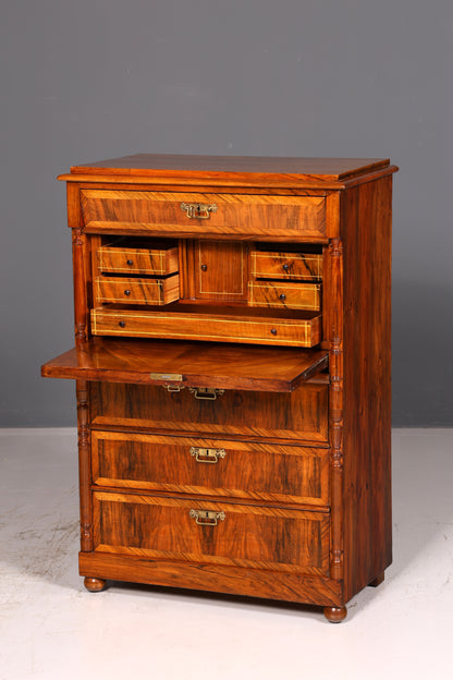 Wunderschöner Gründerzeit Sekretär Kommode Jugendstil Schubladenkommode Antik Vertiko Vintage
