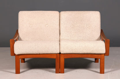 Wunderschönes Mid Century 2er Sofa Retro Couch Danish Design Polstersofa Vintage Canapé