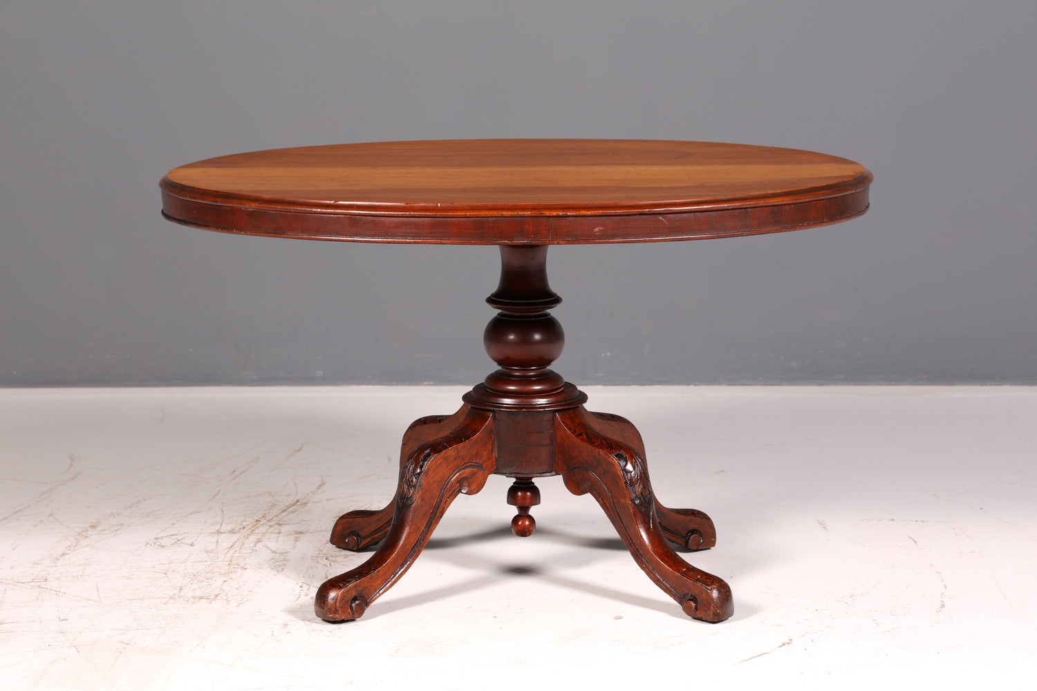 Edler Louis Philippe Esstisch Oval Tisch Echt Holz  Esszimmertisch Englisch Küchentisch