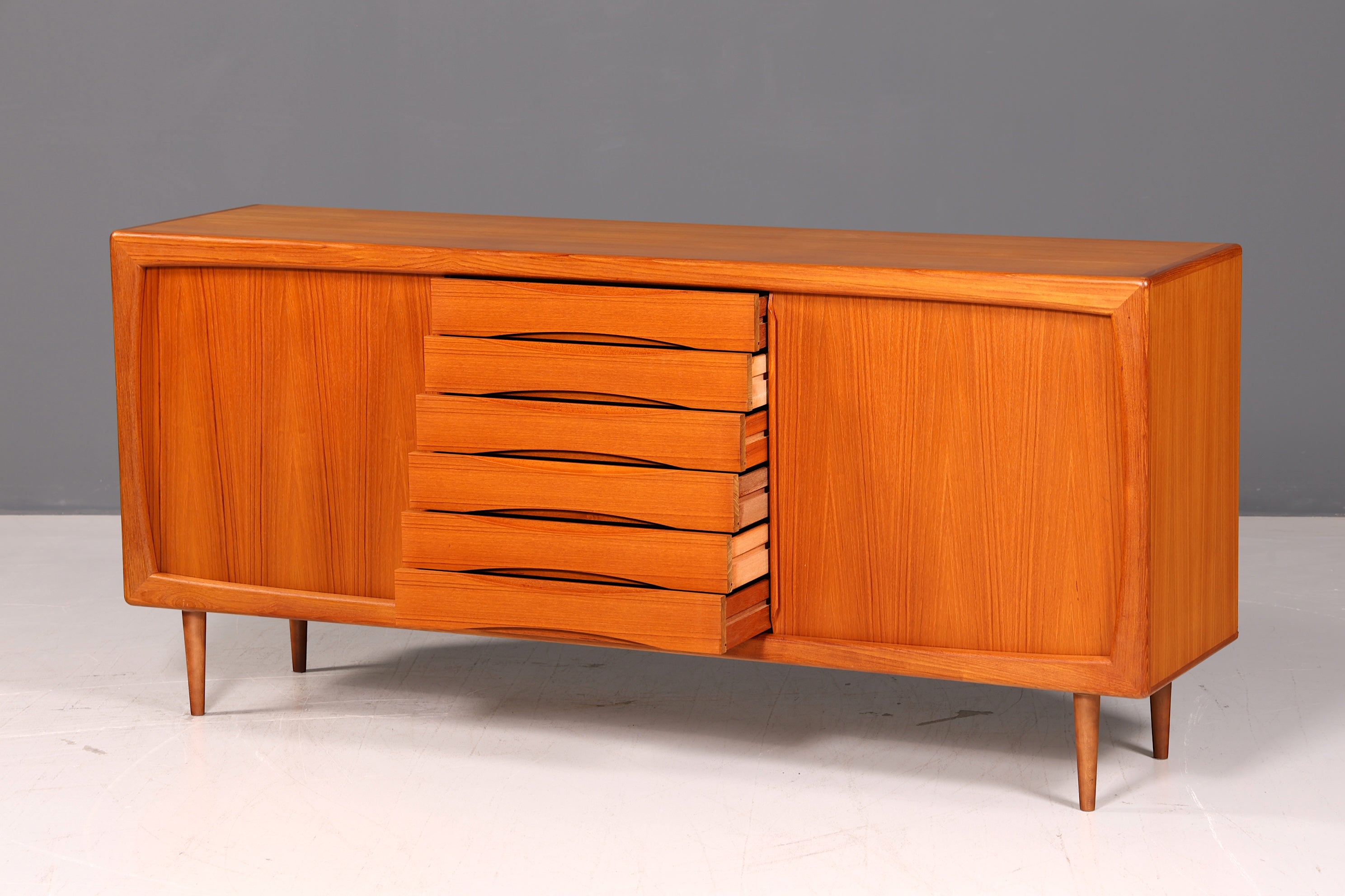 Original Dyrlund Schrank Mid Century Sideboard Danish Design Teak Holz TV Schrank 60s Buffet