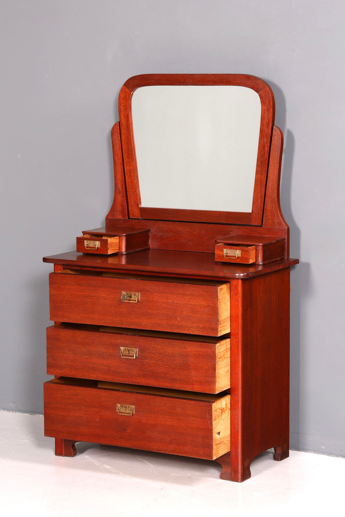 G391 Finish cm Traumhafte Gründerzeit Kommode Jugendstil Schubladenkommode Antik Vertiko Wäschekommode (Kopie)