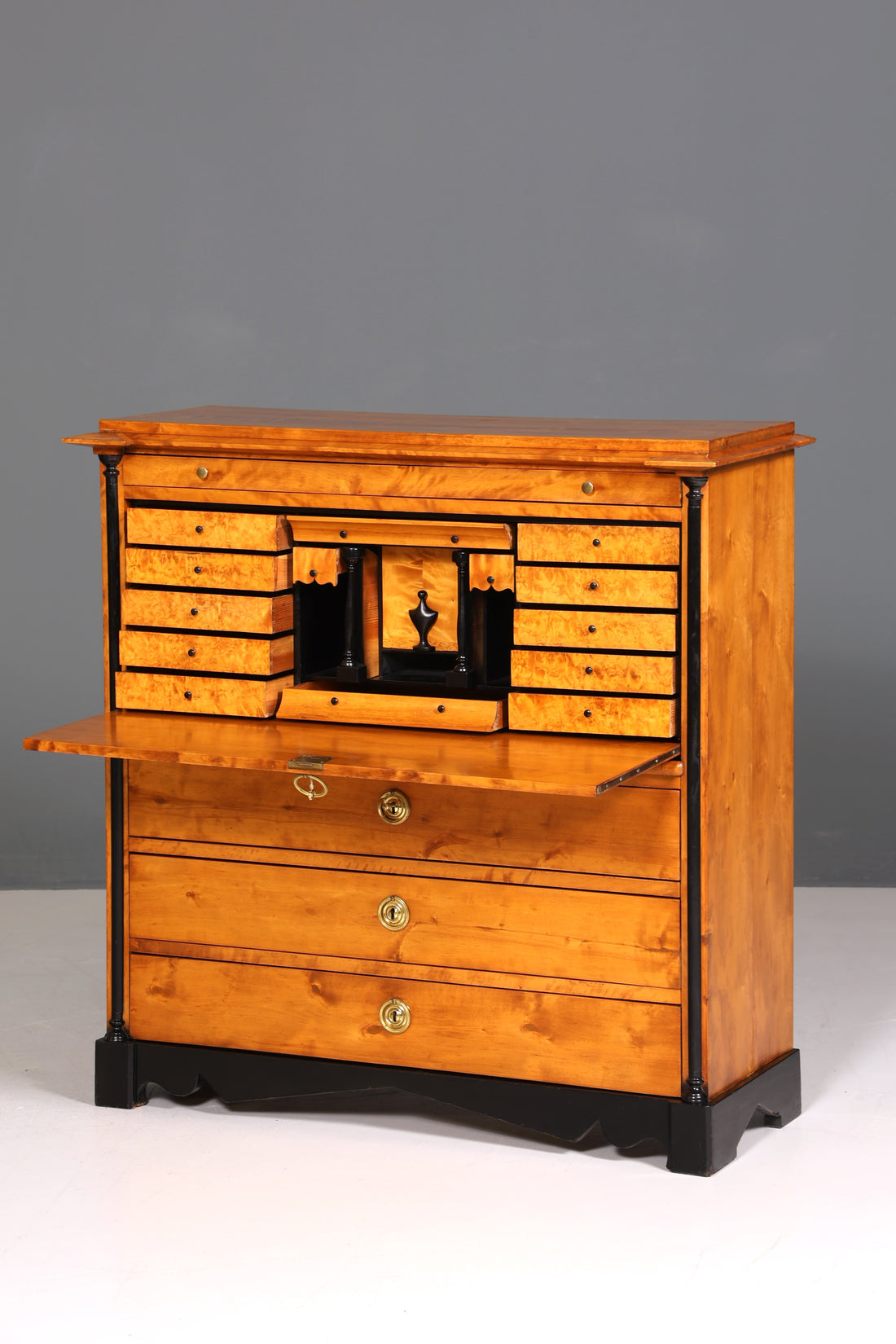 Traumhafter Original Biedermeier Sekretär um 1860 Kommode Antik Bürokommode