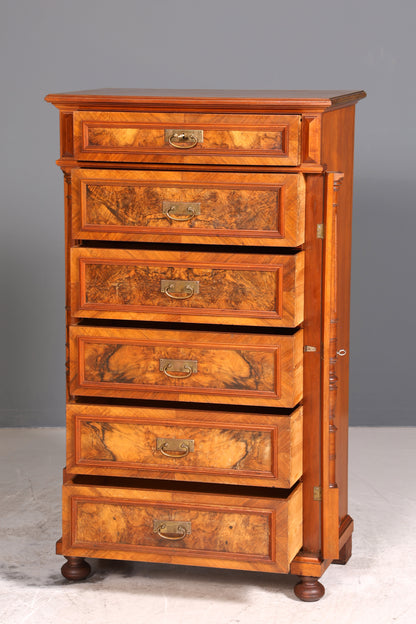 Wunderschönes Gründerzeit Vertiko Louis Philippe Kommode Chiffoniere um 1880 Schubladenkommode
