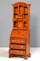 Wunderschöner Englischer Sekretär Büro Aufsatzsekretär Antik 60S Schrank UK