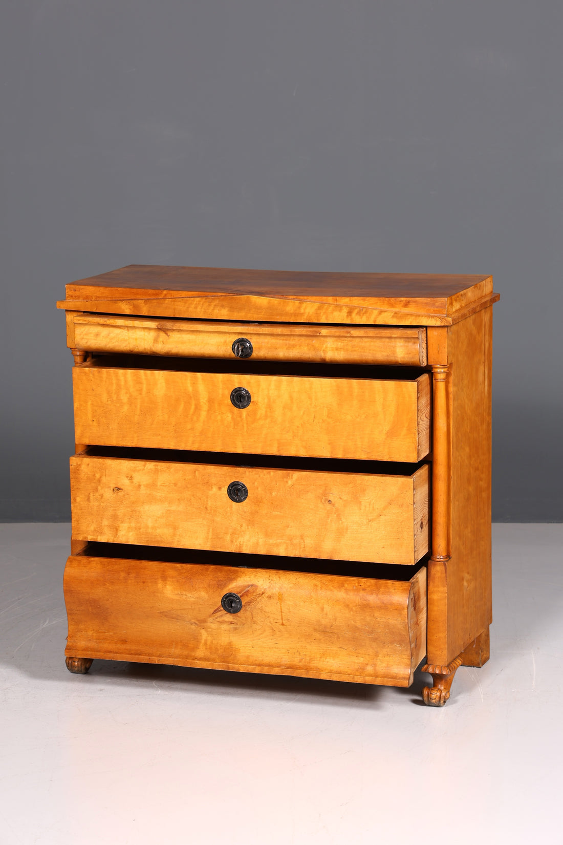 Wunderschöne Original Biedermeier Kommode Antik um 1880 Schubladenkommode Sideboard