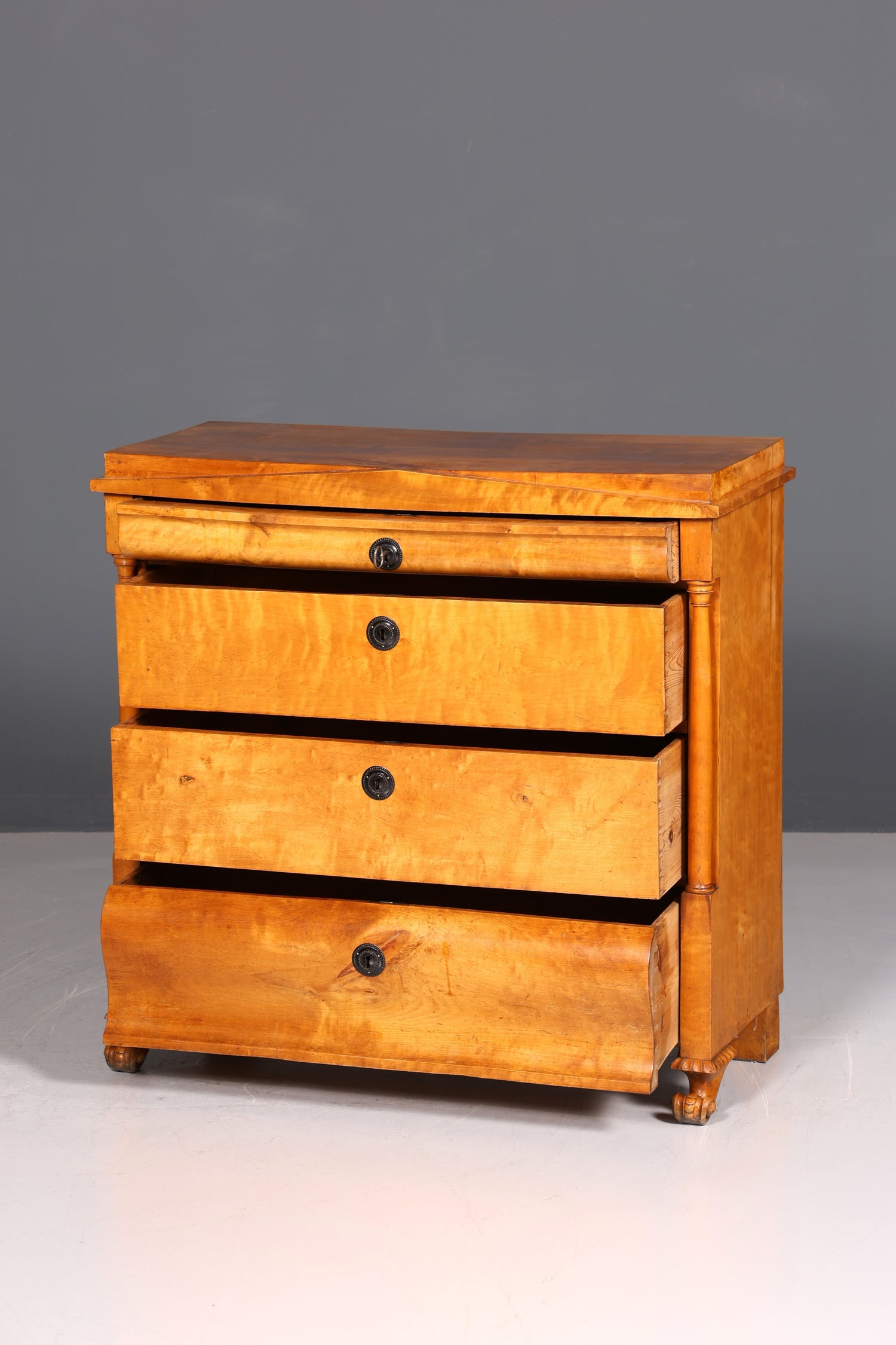 Wunderschöne Original Biedermeier Kommode Antik um 1880 Schubladenkommode Sideboard