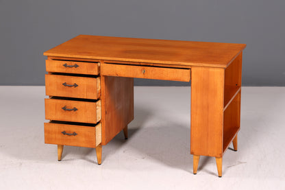 Wunderschöner Mid Century Schreibtisch Danish Design Bürotisch Vintage Retro 60er Office Table Arbeitstisch Holz Skandinavisch