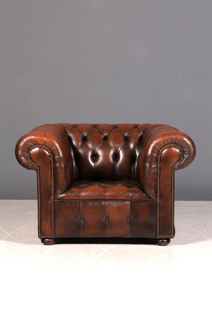 Edler Original Chesterfield Sessel Englischer Armlehnsessel Englisch Herrensessel