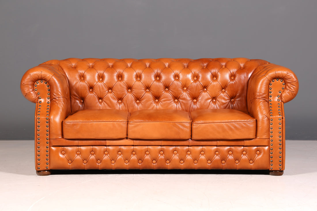 G650 Finish Wunderschönes Original Chesterfield Centurion Sofa 3- Sitzer echt Leder Couch (Kopie)