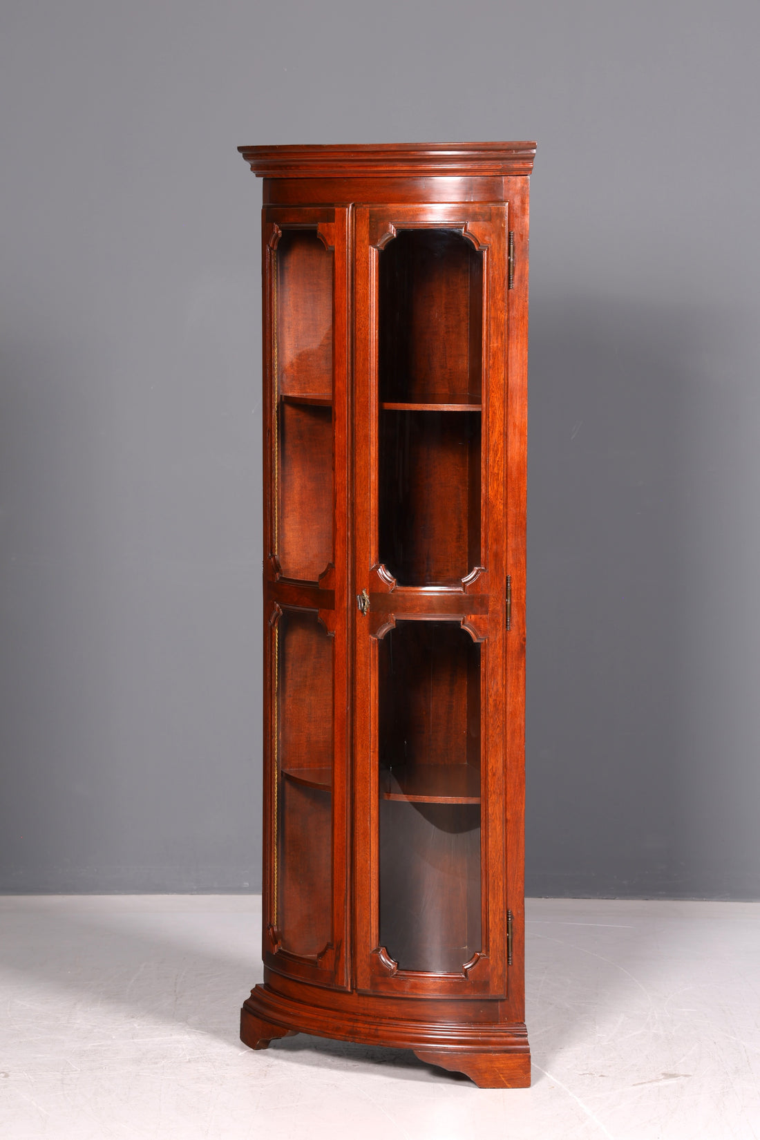 Beautiful original Selva corner display cabinet antique style display cabinet cupboard china cabinet glass display cabinet corner cabinet 2 of 2
