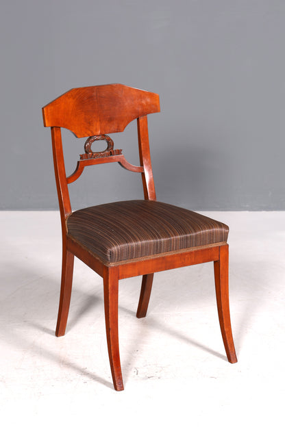 Traumhafter Biedermeier Stuhl Antik Küchenstuhl echt Holz Sekretär Stuhl Esszimmer Stuhl 2 von 2