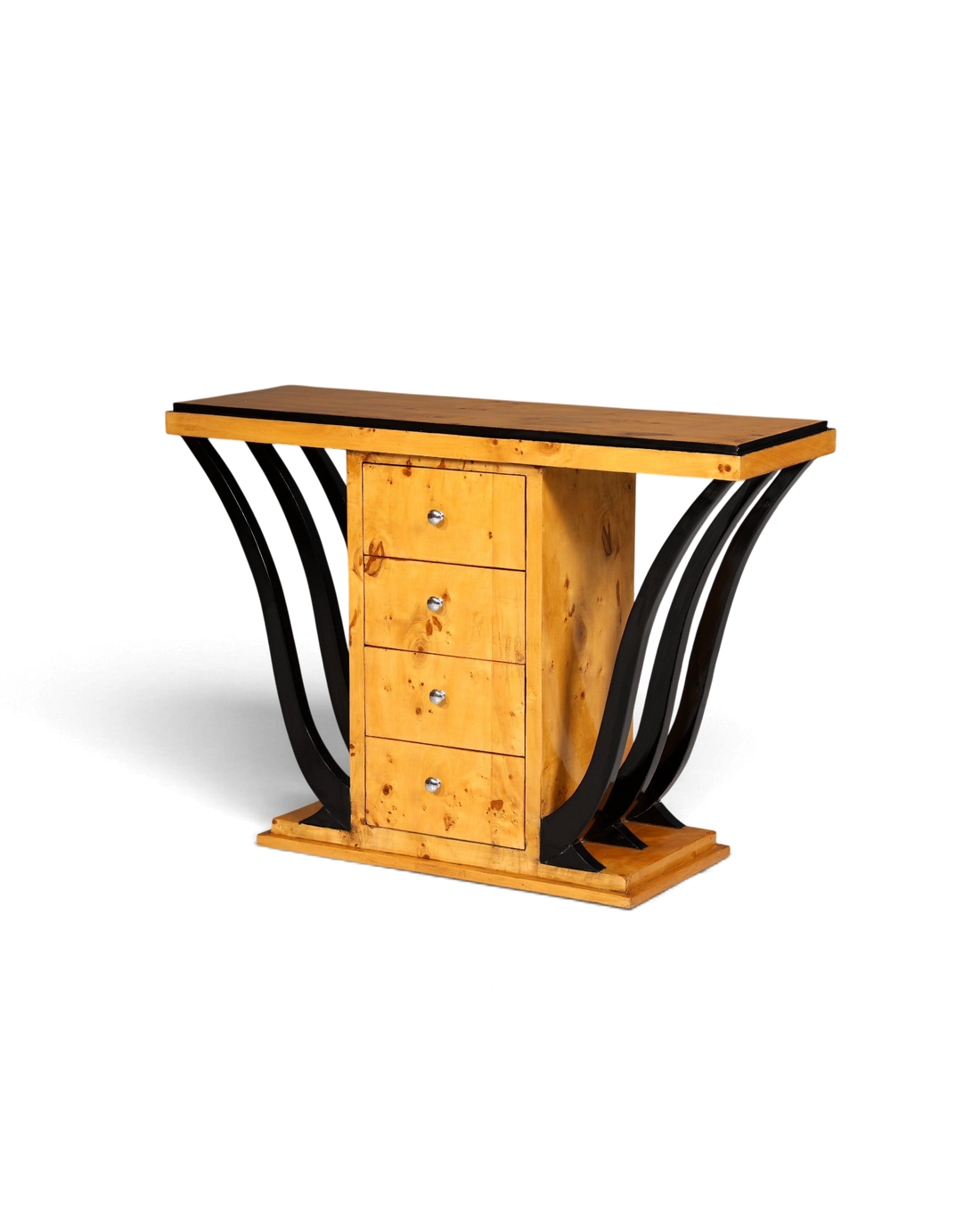 Edle Art Deco Design Wandkonsole Biedermeier Stil Sideboard Kommode