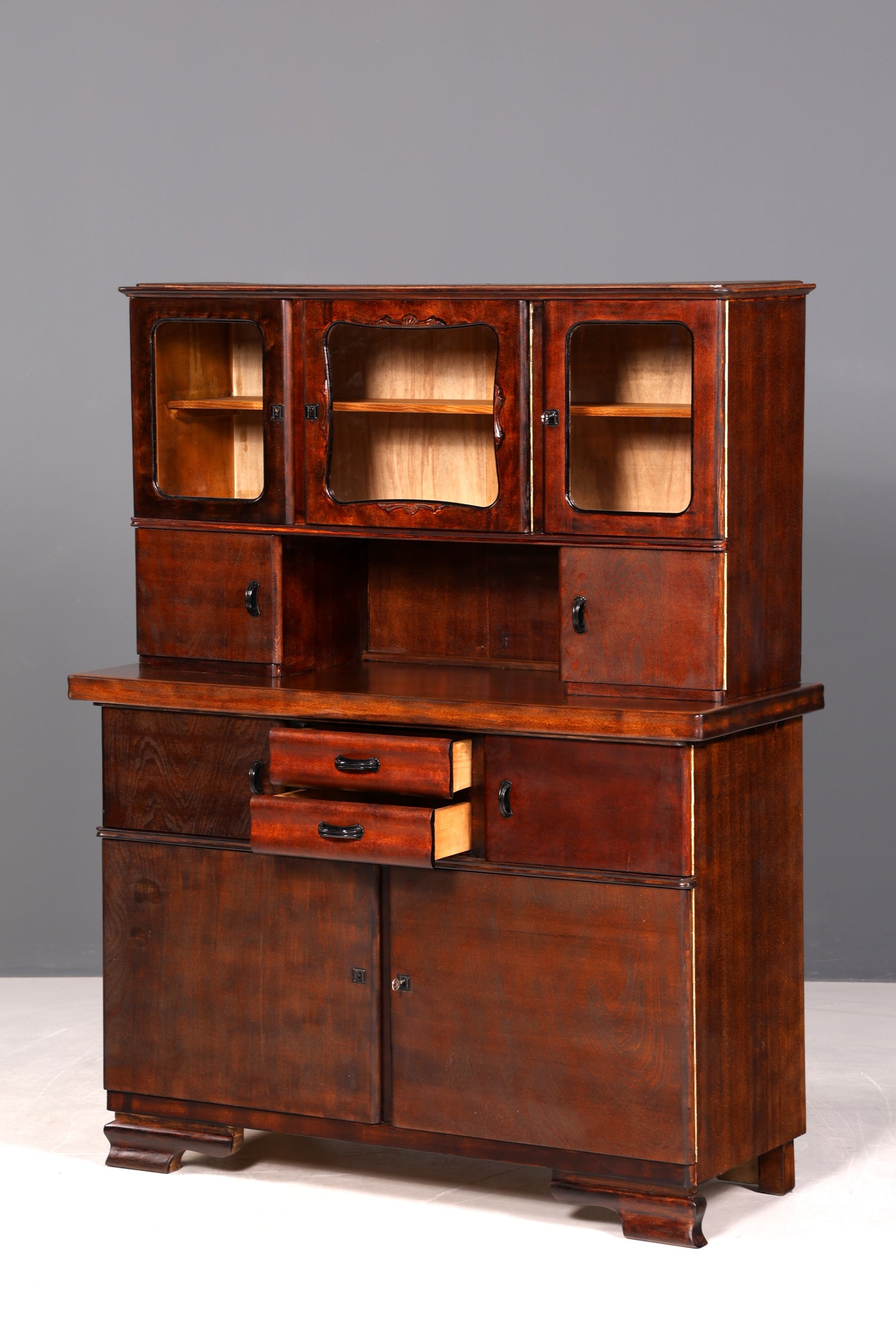 Wunderschöner Mid Century Küchenschrank Vintage Buffet Retro Anrichte 60er Jahre Schrank